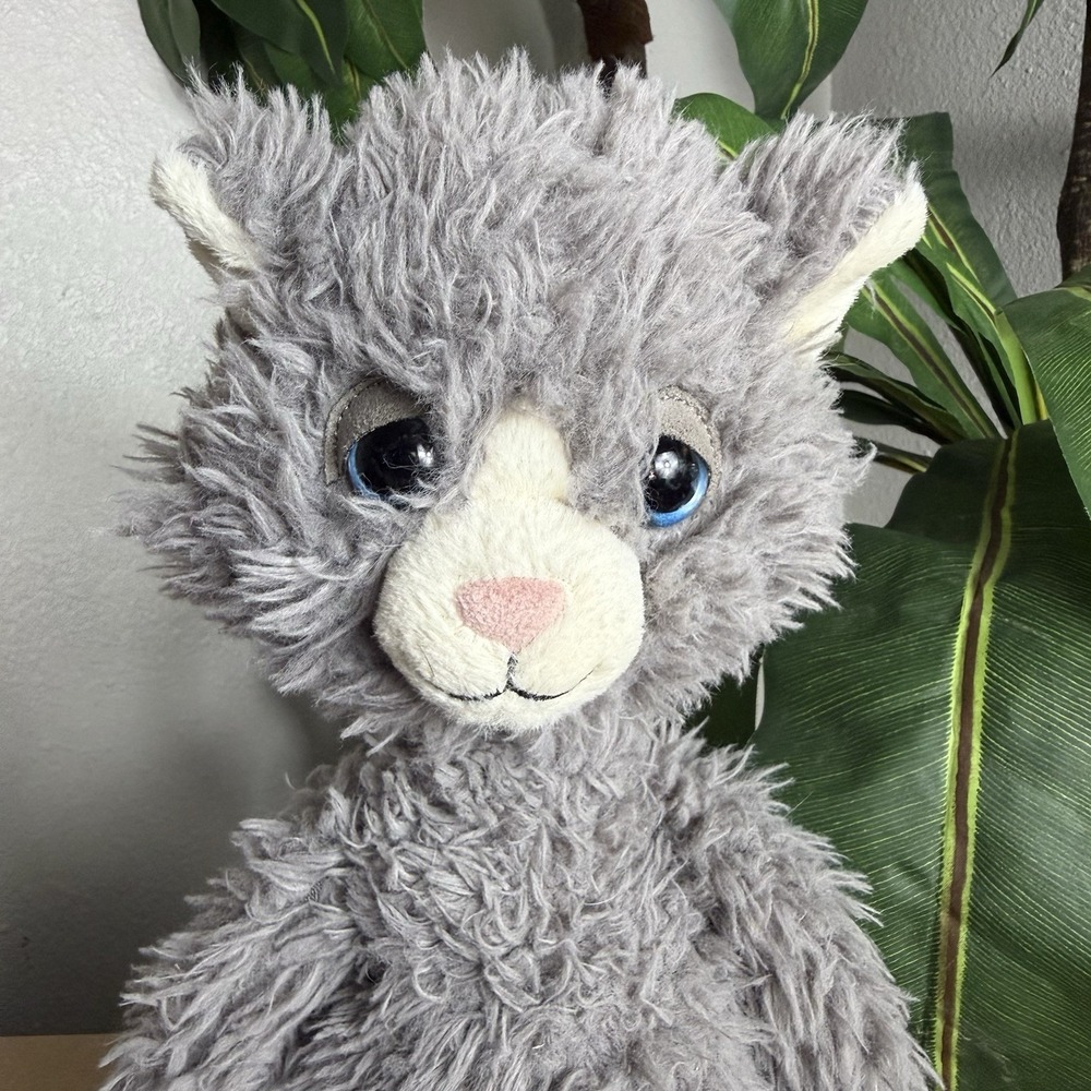 Jellycat Blowzy Belle Cat Gray Retired HTF Rare BLO3BC Brand New With Tag NWT